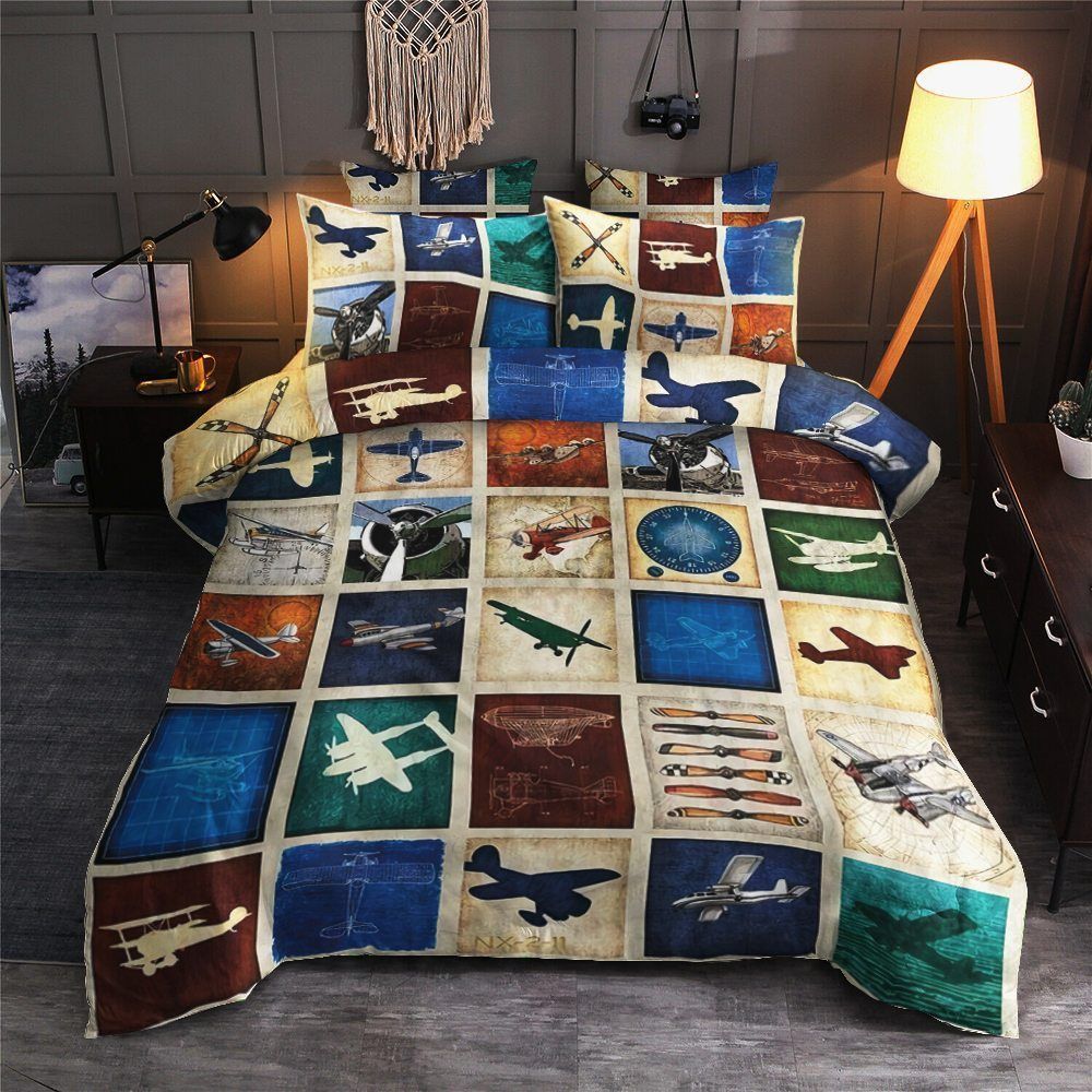 Airplane Pattern Bedding Set