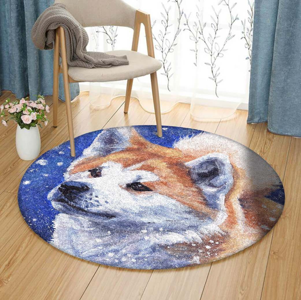 Akita Round Carpet
