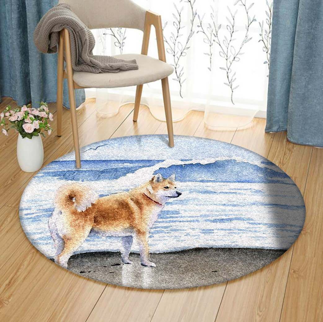 Akita Round Carpet