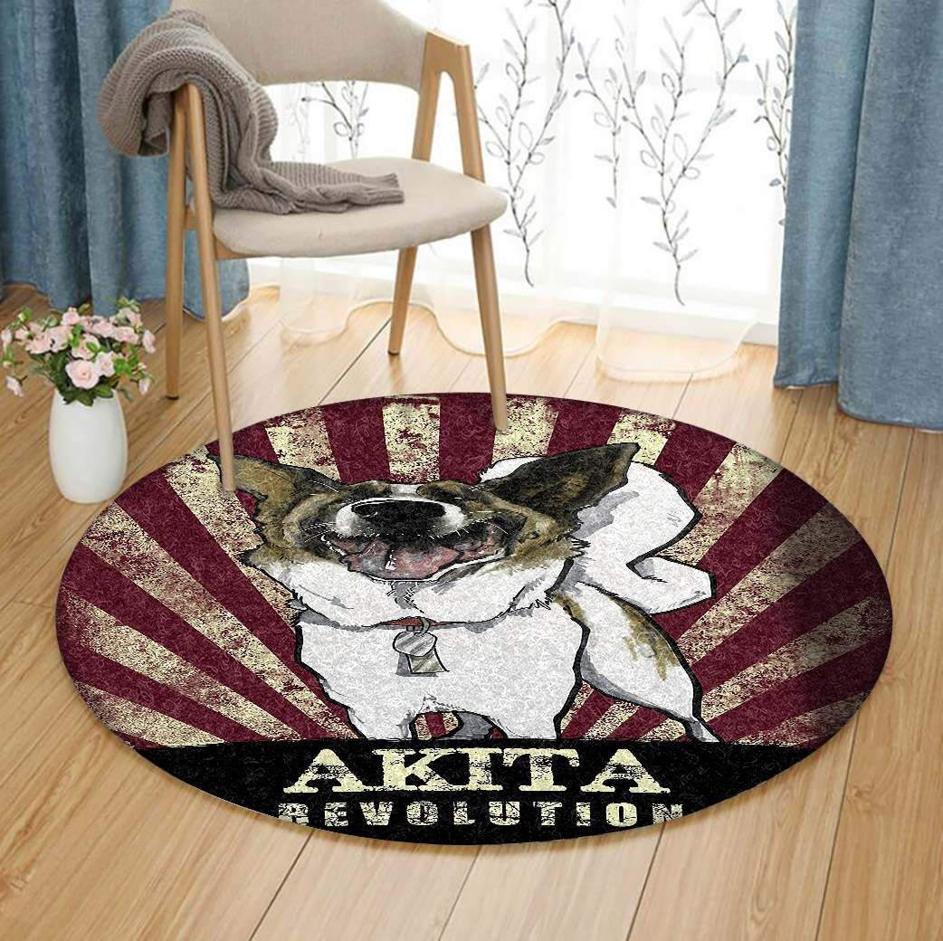 Akita Round Carpet
