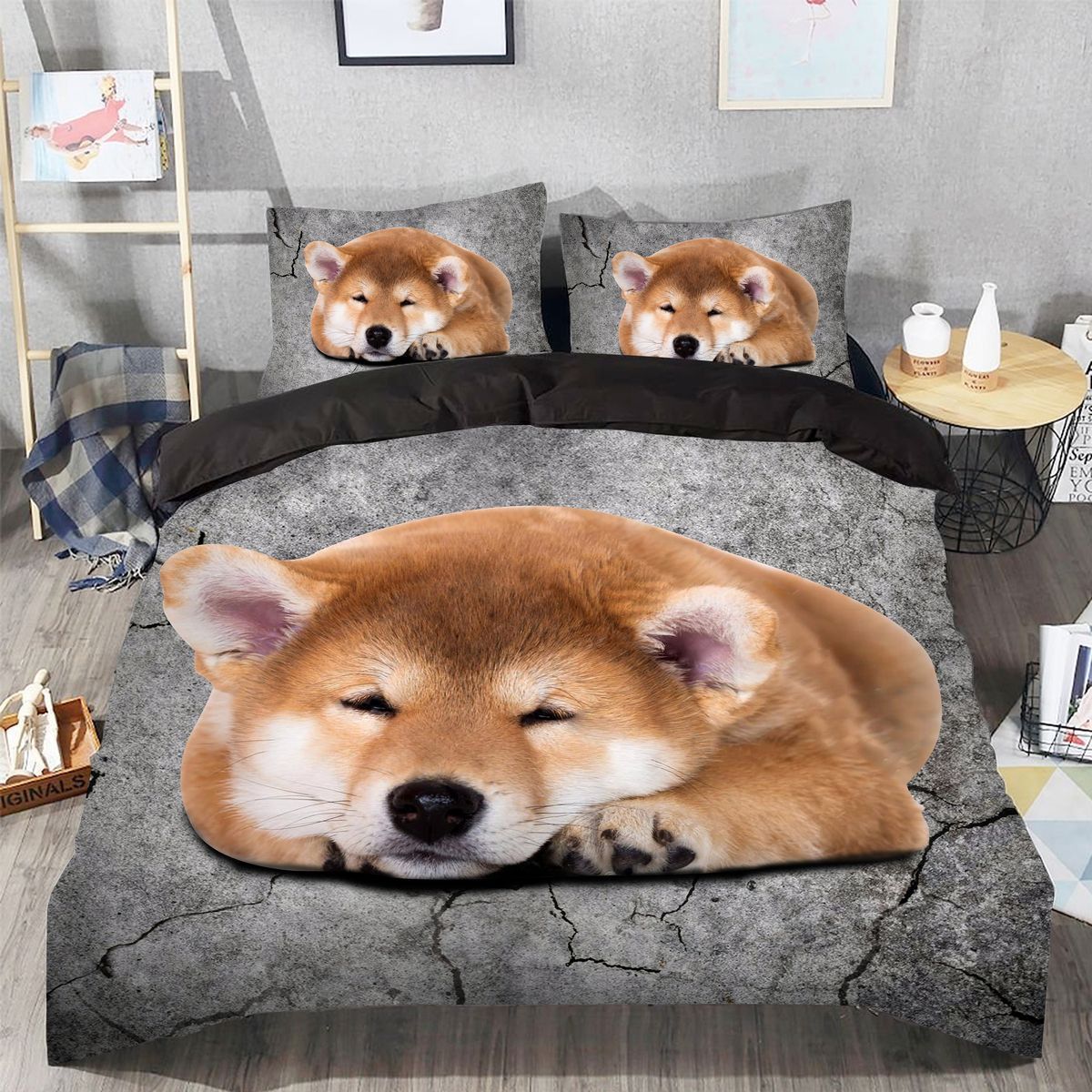 Akita Sleeping Bedding Set