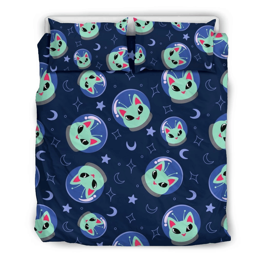Alien Cat Bedding Set