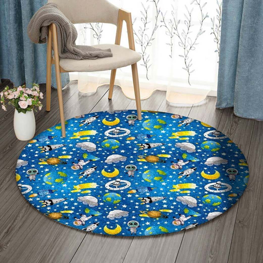 Alien Round Carpet
