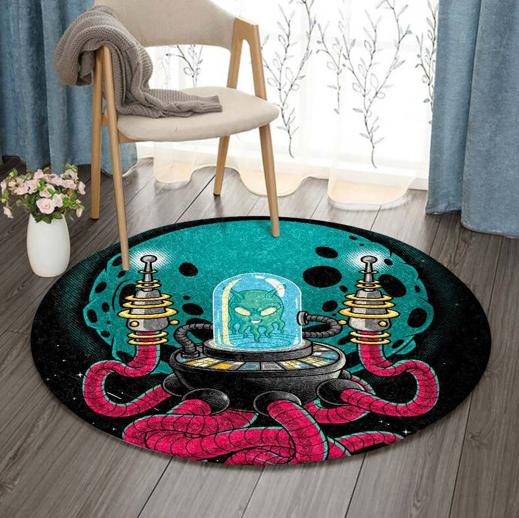 Alien Round Carpet