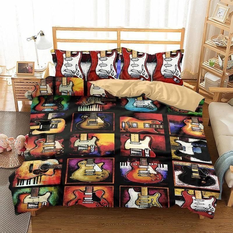 All Kind Of Iconic Guitar Bedding Set