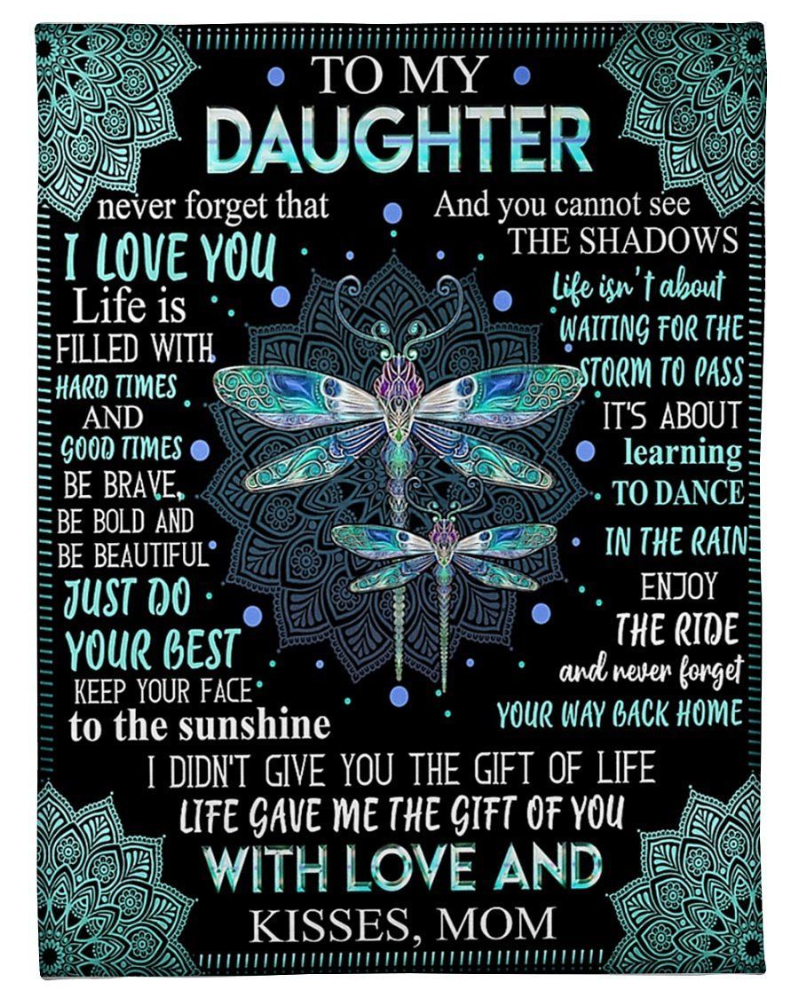 All Of Me Love All Of You Fleece Blanket To Daughter Fleece Blanket