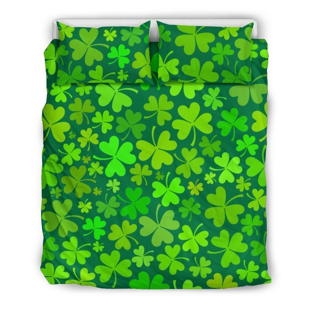 All Shamrock St Patrick Day Bedding Set