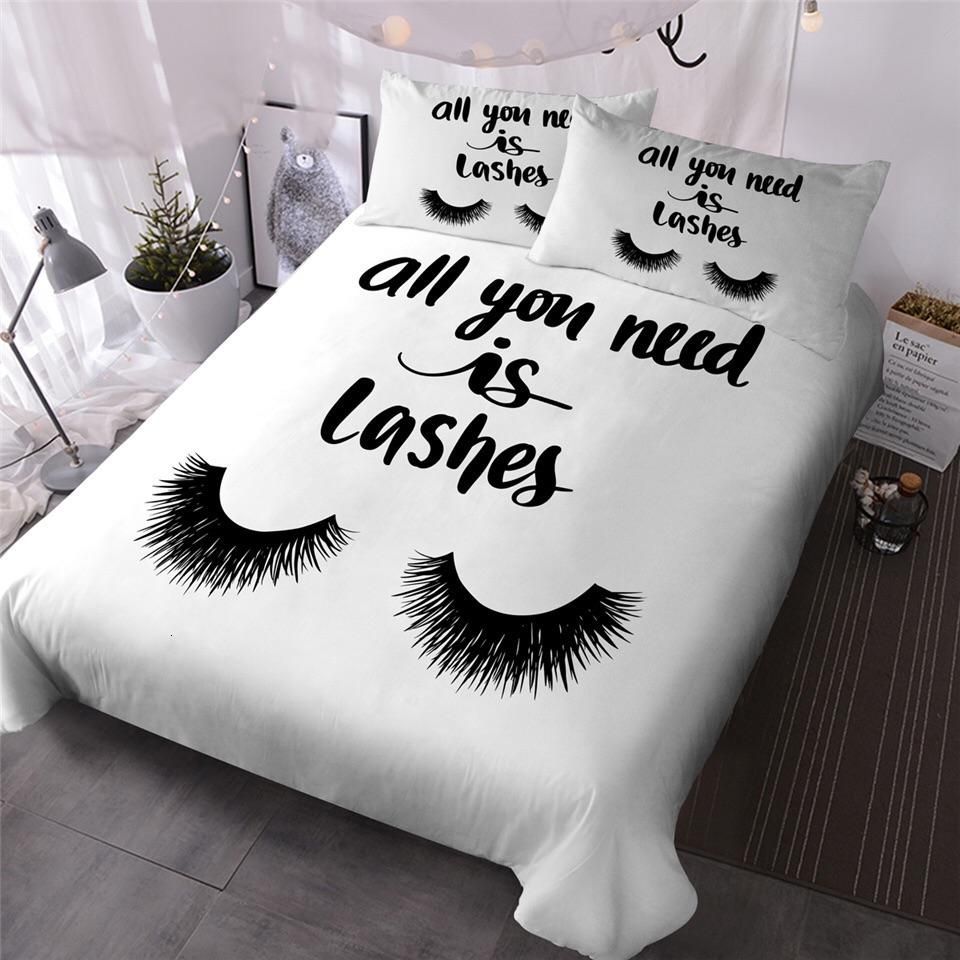 All You Need Is Lashes Bedding Set