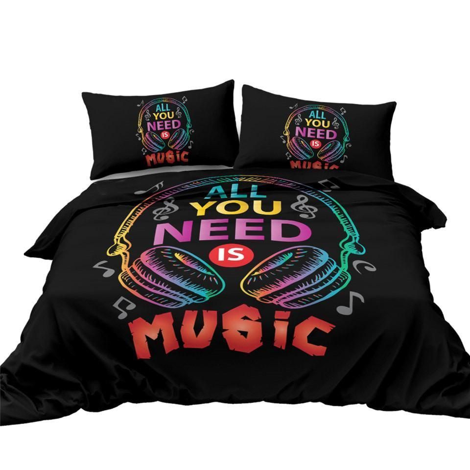 All You Need Is Music Be Bedding Set