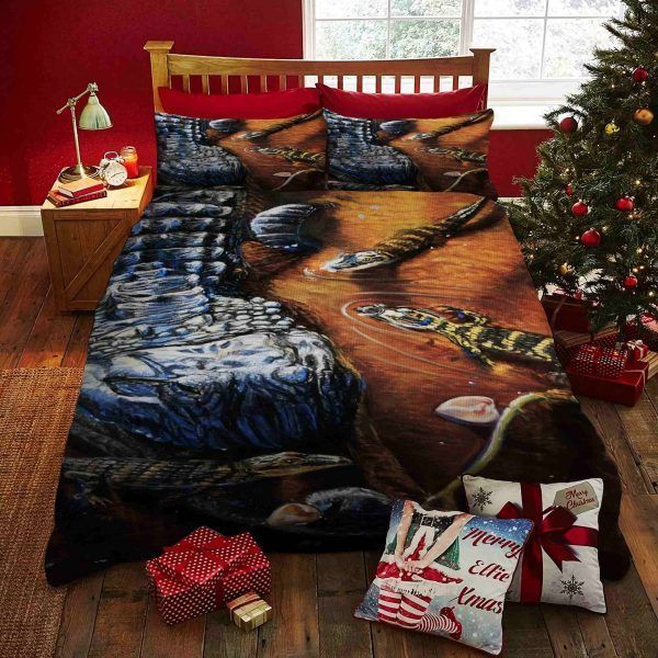 Alligator Painting Bedding Set
