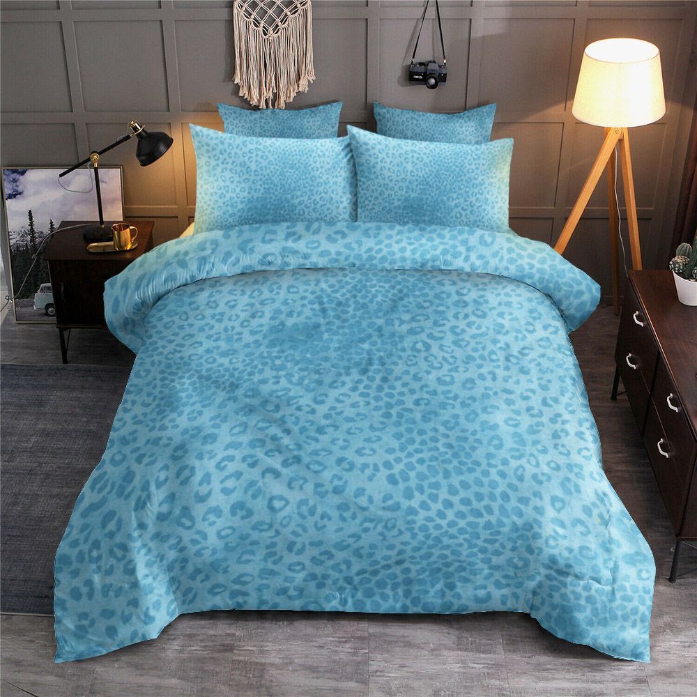 Alligator Tales Animal Skin Blue Bedding Set