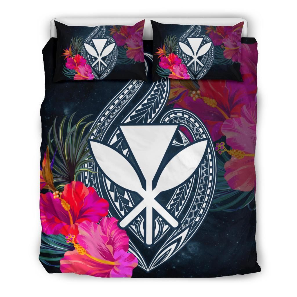Alohawaii Hawaii Kanaka Polynesian Hibiscus Bedding Set