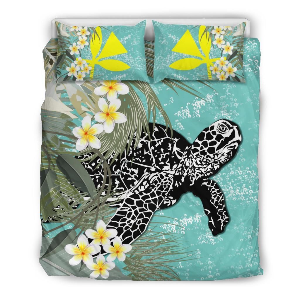Alohawaii Hawaii Turtle Sea Plumeria Bedding Set