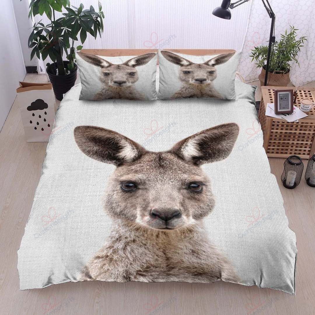 Alone Kangaroo Printed Bedding Set