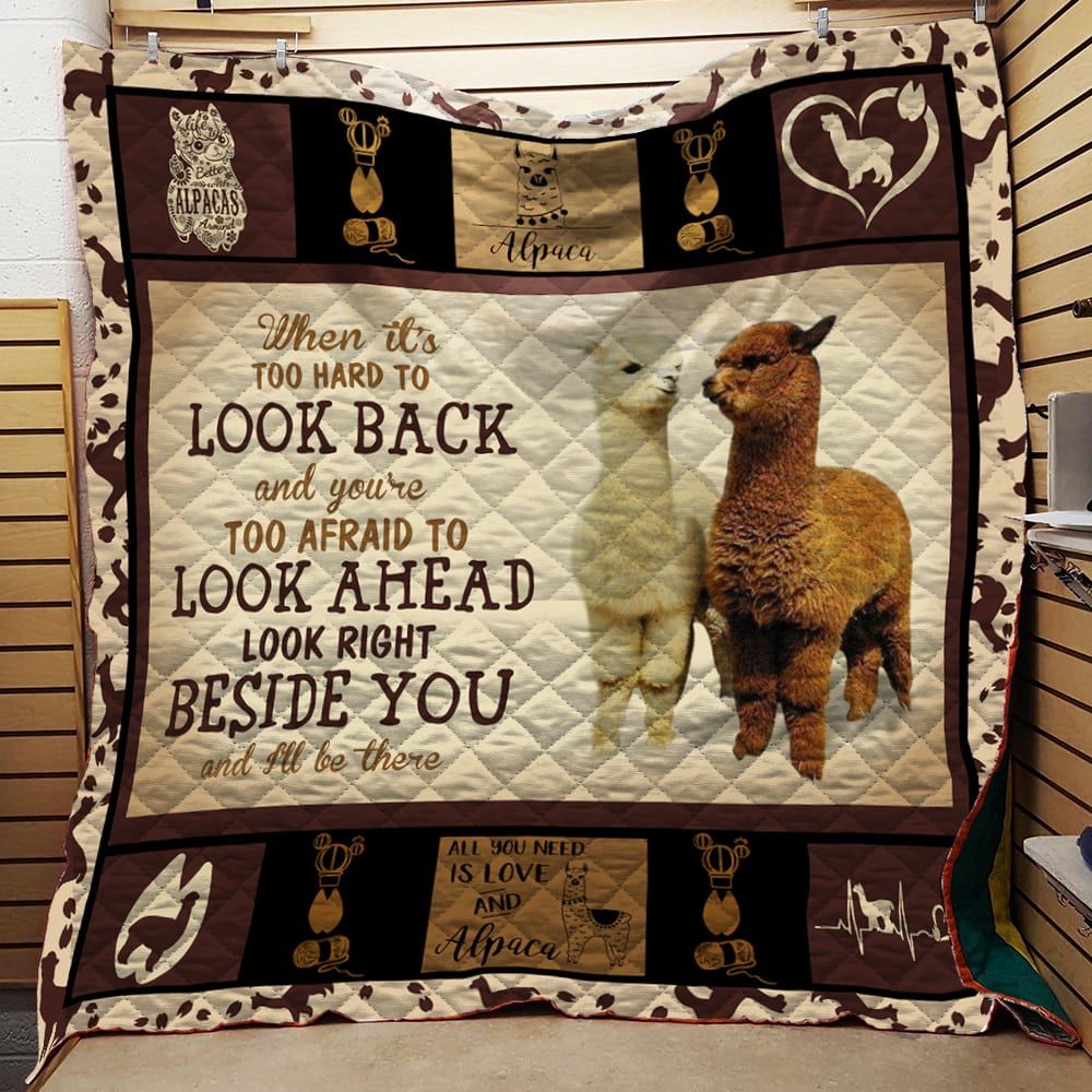 Alpaca Beside You Quilt Blanket Dhc191250Vt