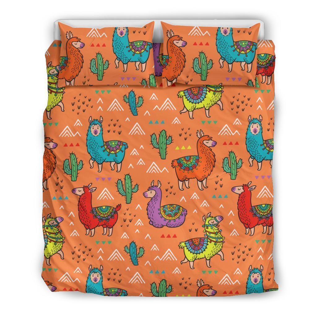 Alpaca Cactus Bedding Set