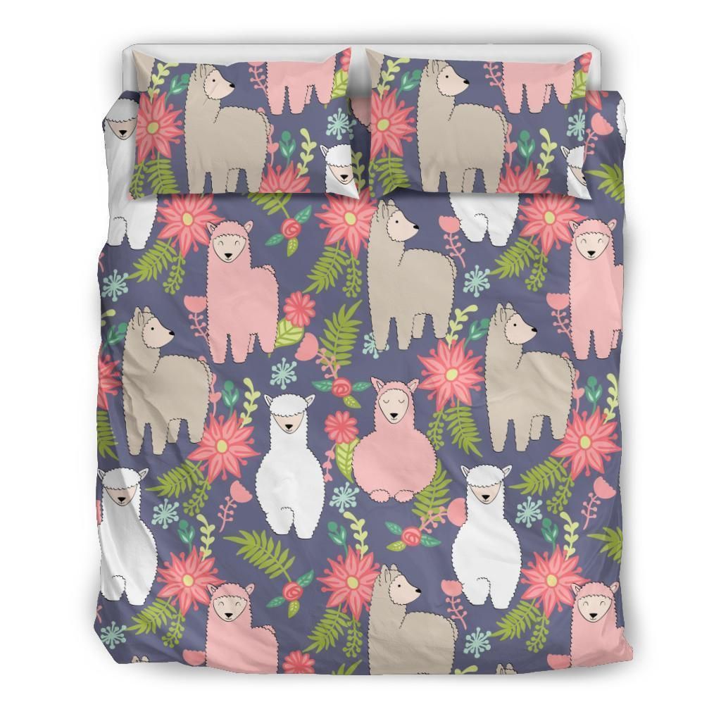 Alpaca Floral Bedding Set