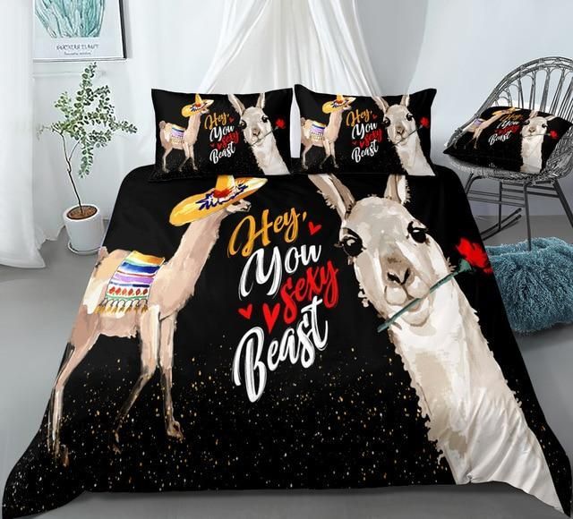 Alpaca Llama Bedding Set