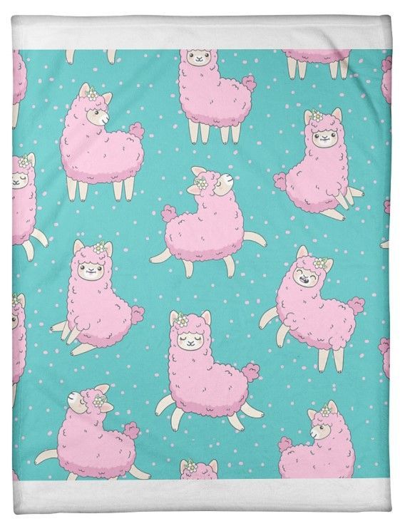 Alpacas Sherpa Fleece Blanket