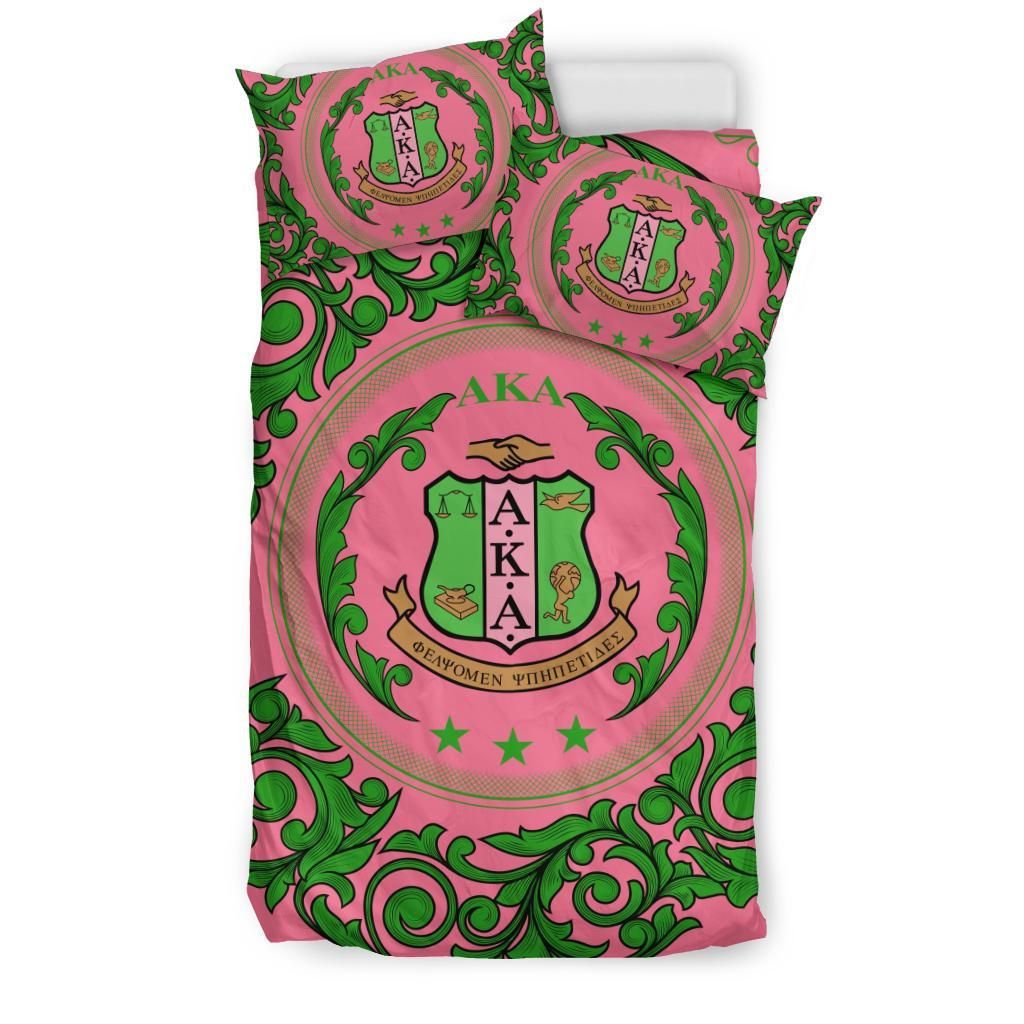 Alpha Kappa Alpha Fraternity Bedding Set