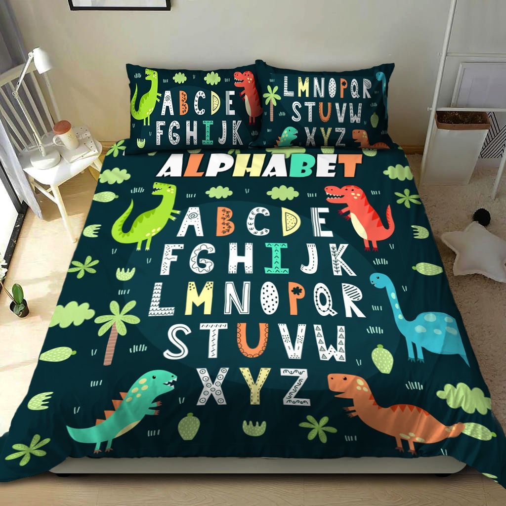 Alphabet Dinosaur Bedding Set