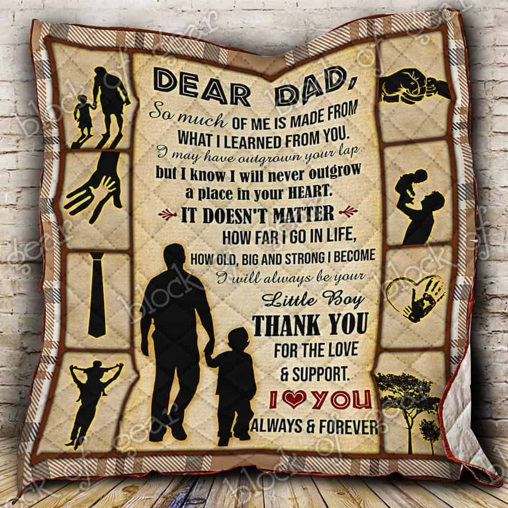 Always Be Your Little Boy Daddy Quilt P543B Dhc11123003Dd