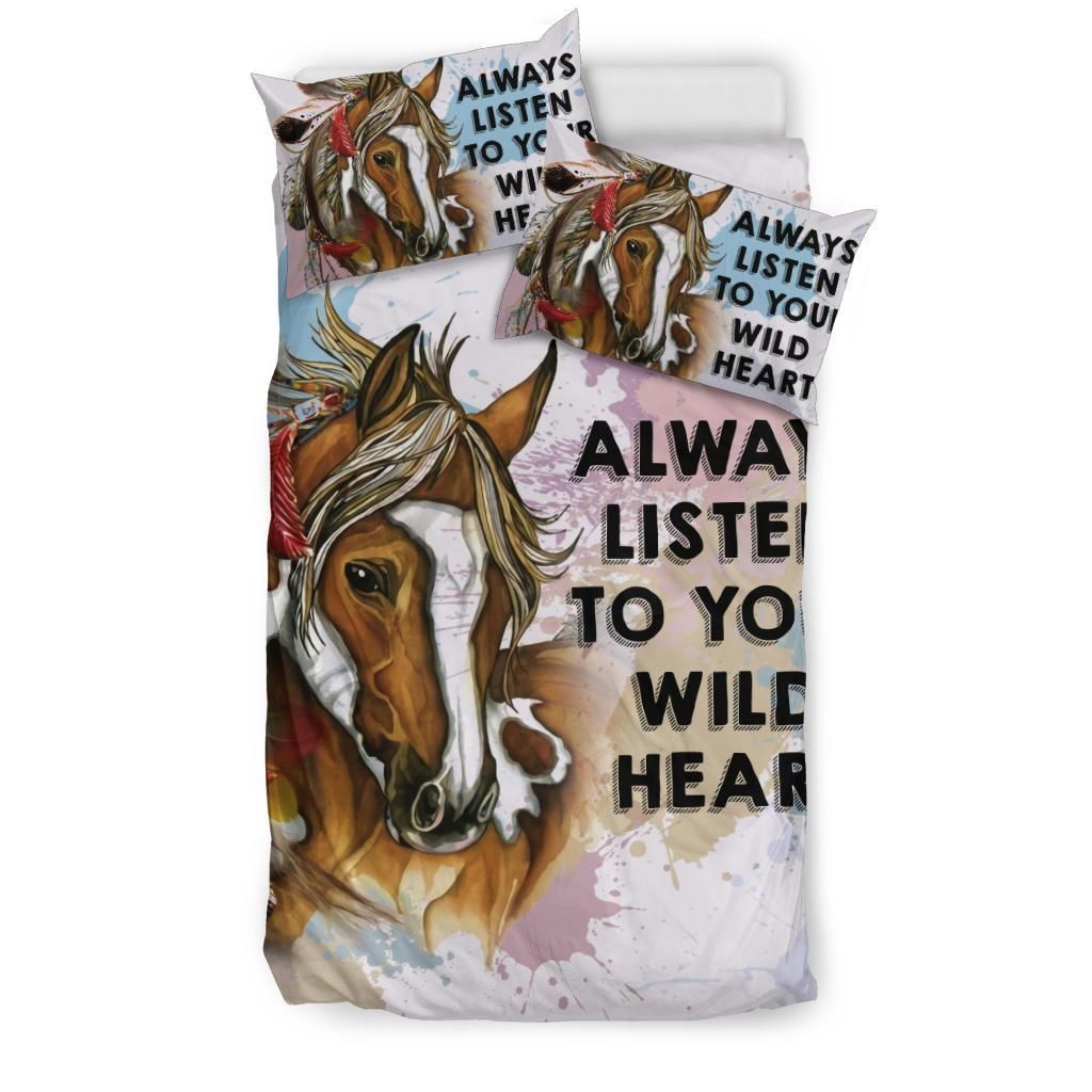 Always Listen To Your Wild Heart Bedding Set