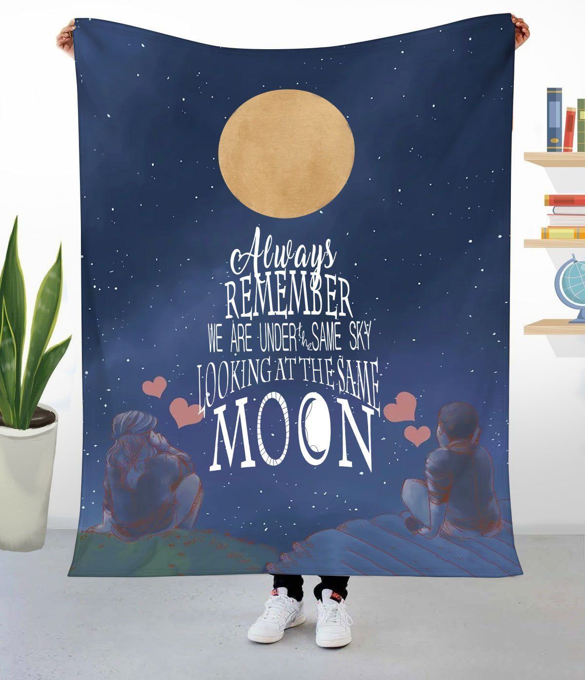 Always Remember  We Are Under The Same Sky Fleece Blanket
