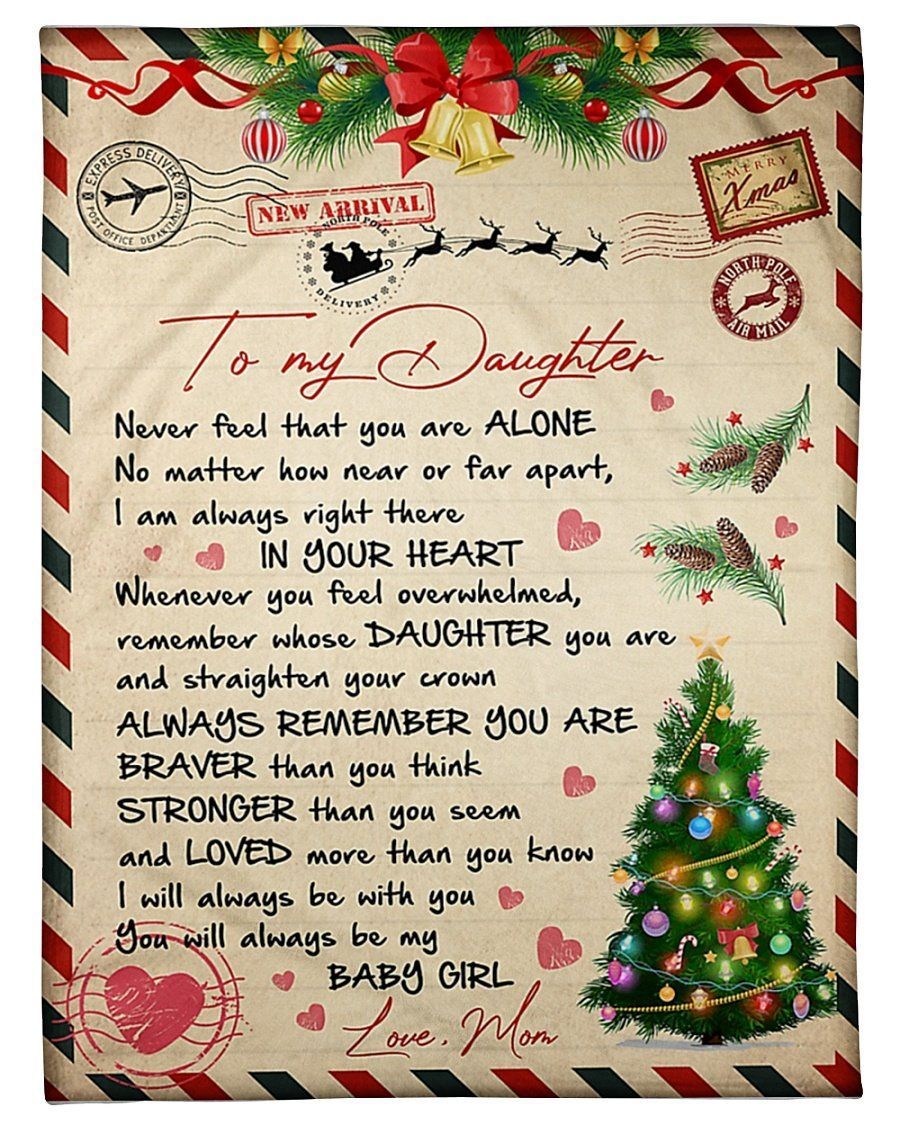 Always Remember You Are Braver Fleece Blanket To Daughter Fleece Blanket