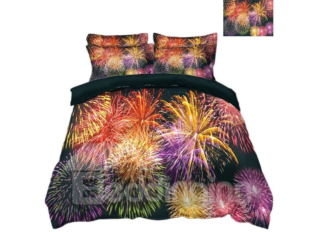 Amazing Fireworks Display Bedding Set