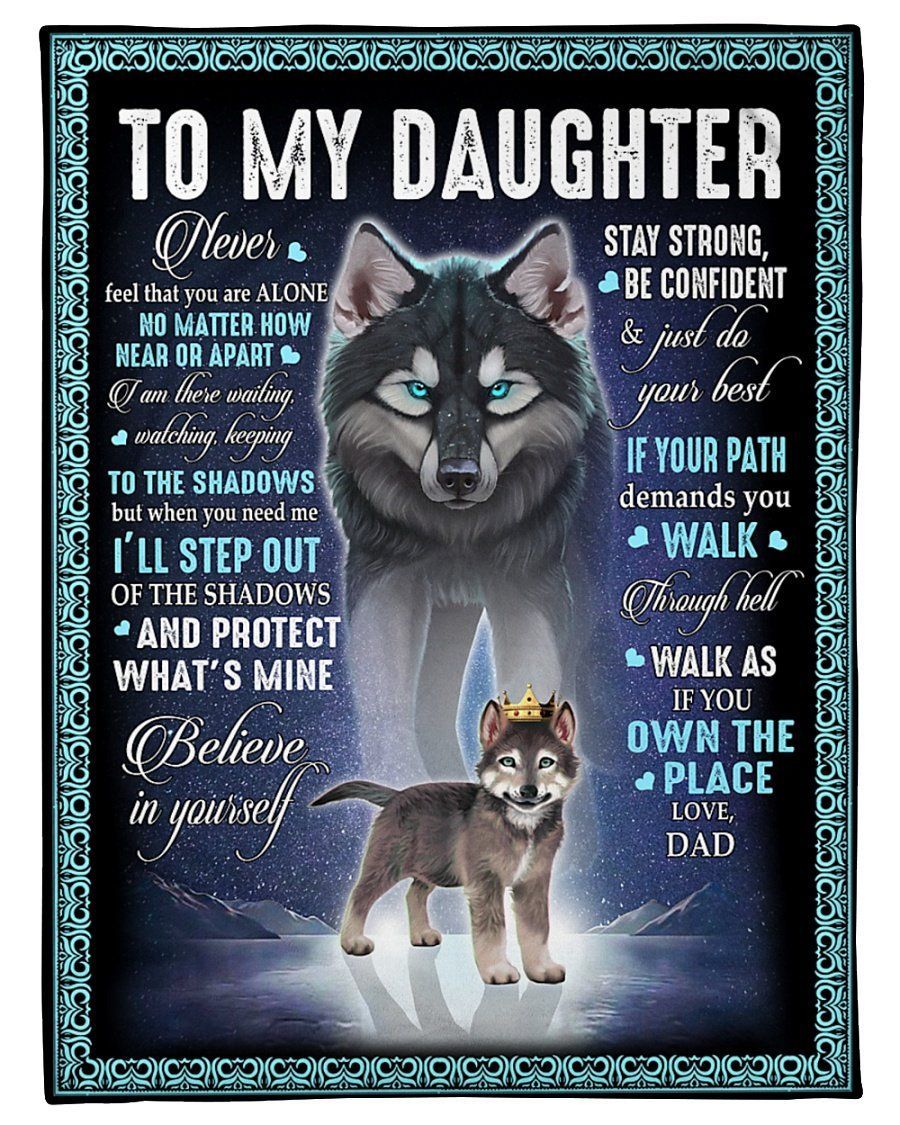 Amazing Gift For Daughter I’ll Step Out Fleece Blanket Fleece Blanket