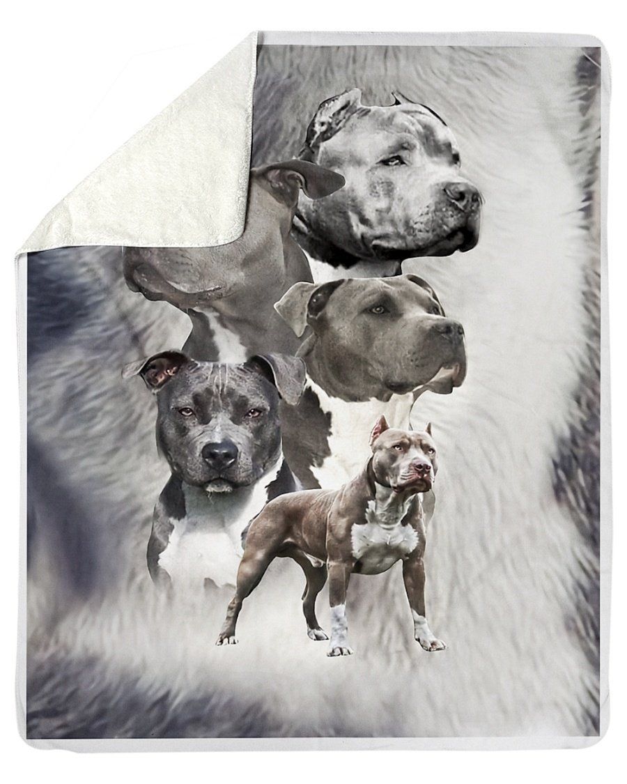 Amazing Gift For Pit Bulls Lovers Fleece Blanket