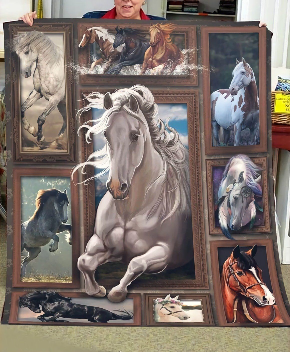 Amazing Horse Fleece Blanket Gift For Horse Lovers