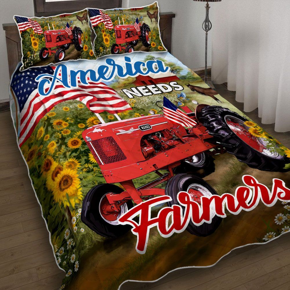America Needs Farmers Bedding Set