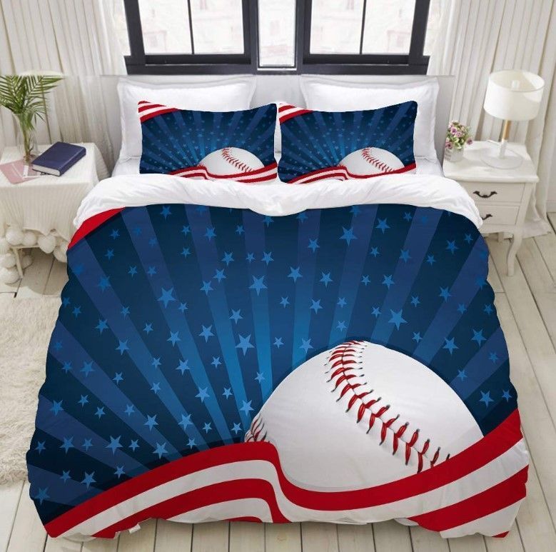 American Baseball Bedding Set