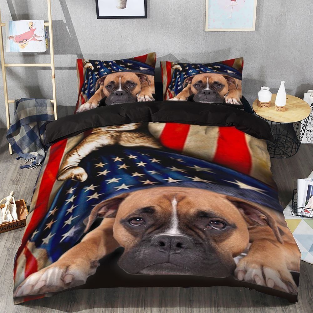 American Boxer Bedding Set