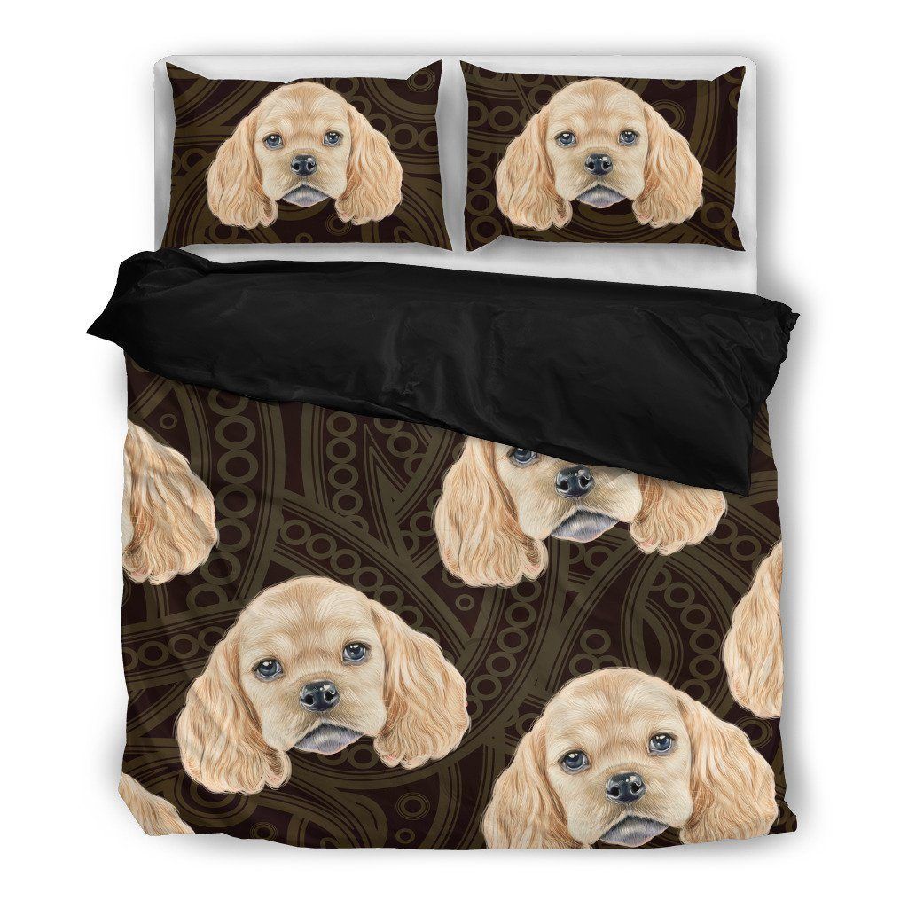 American Cocker Spaniel Dog Themed Bedding Set