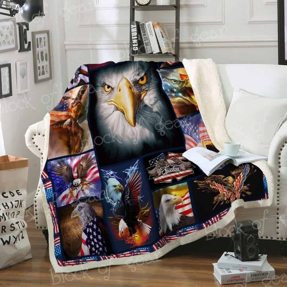 American Eagle Fleece Blanket