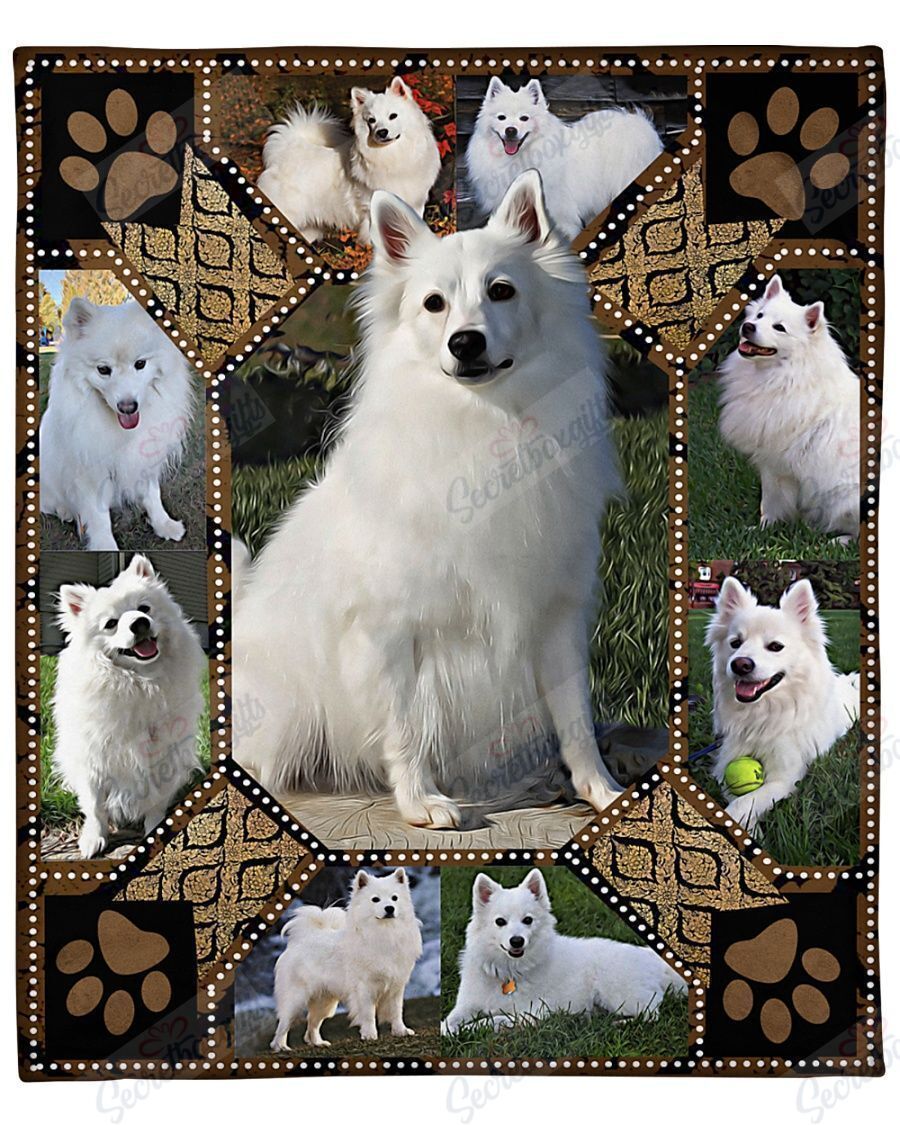 American Eskimo Fleece Blanket