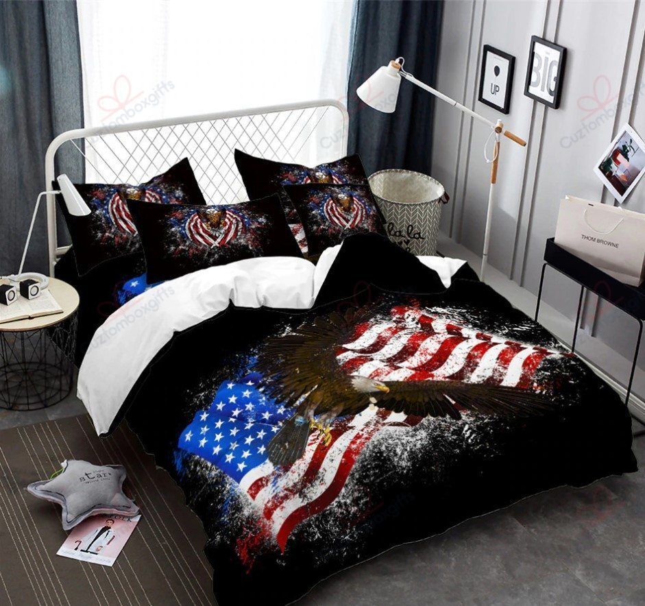 American Flag Bedding Set