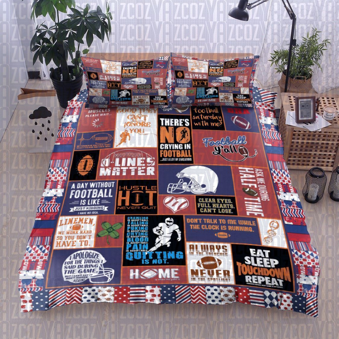 American Football Bedding Set