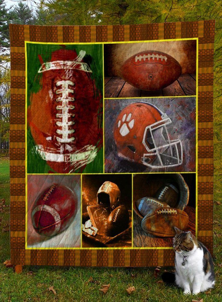 American Football D8008 Quilt Blanket