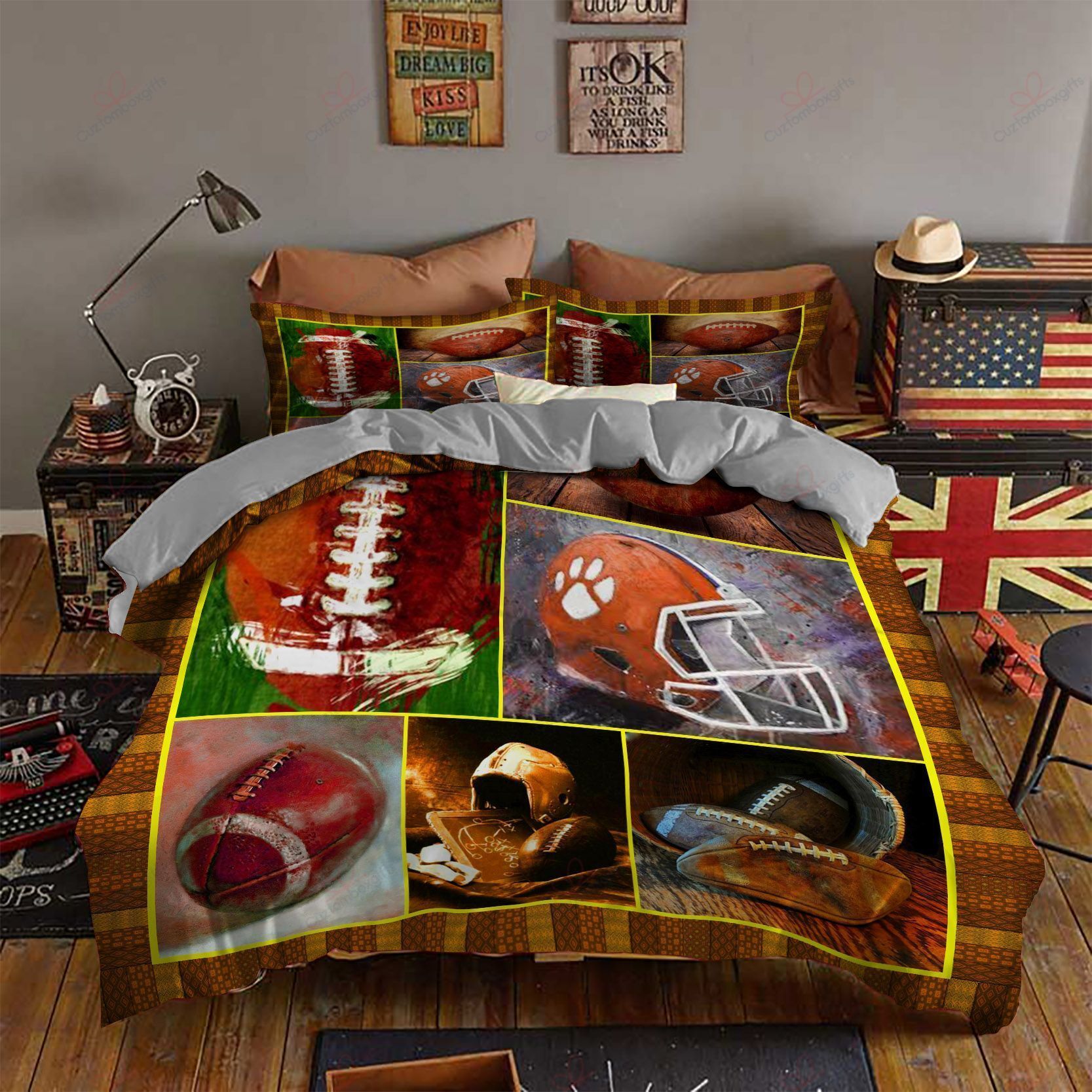 American Football Bedding Set