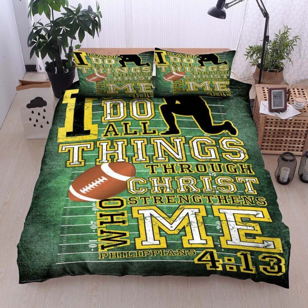 American Football I Do All Thing Bedding Set