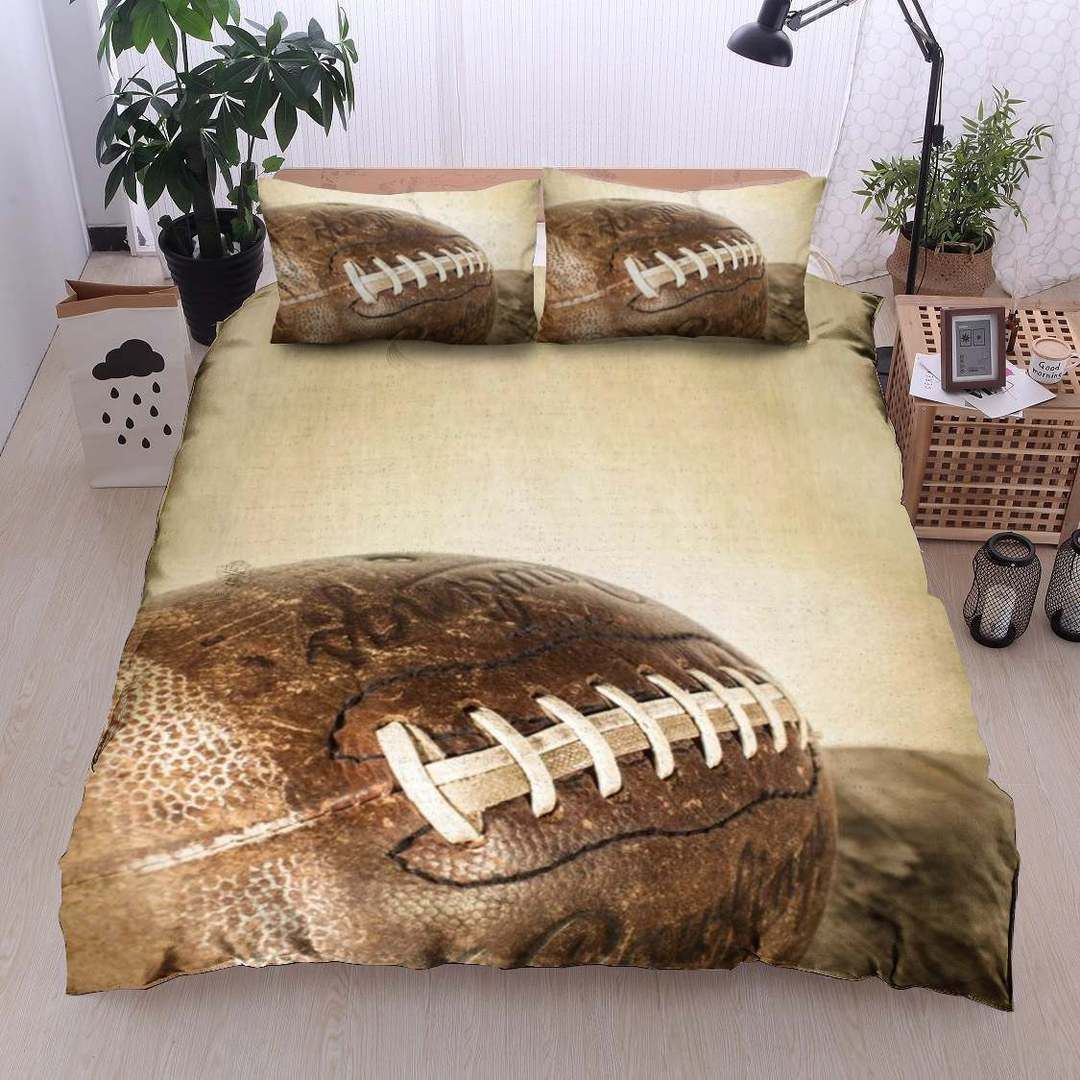 American Football Twin Queen King Cotton Bed Sheets Spread Comforter Bedding Set