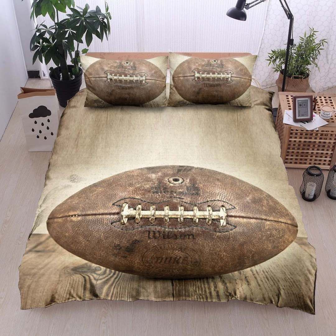 American Football Twin Queen King Cotton Bed Sheets Spread Comforter Bedding Set