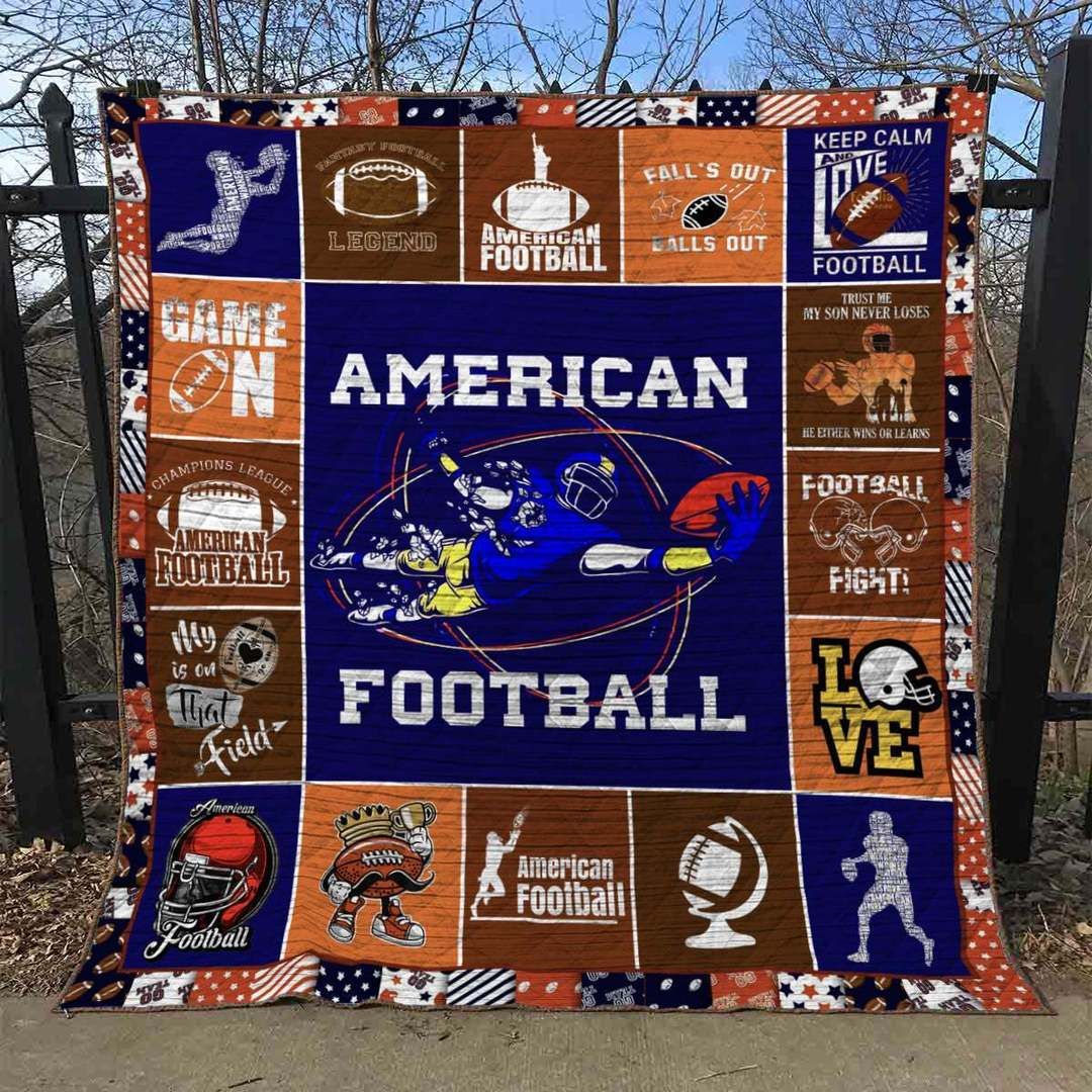 American Football VM210501 Quilt Blanket