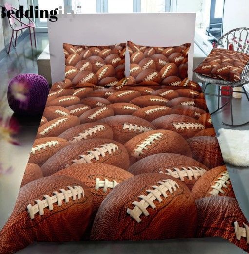 American Footballs Bedding Set