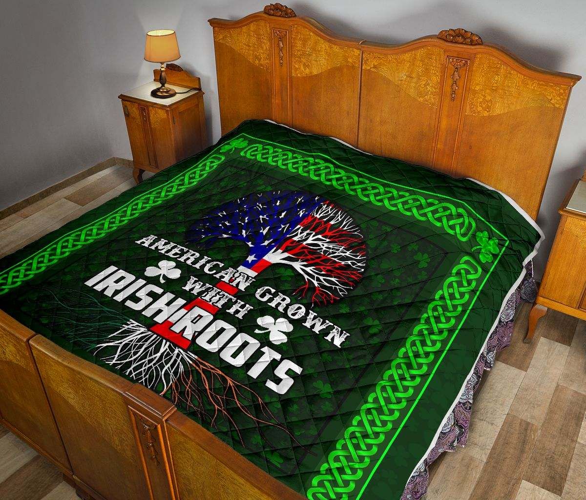 AMERICAN GROWN WITH IRISH ROOTS QUILTS DHC281111408DD