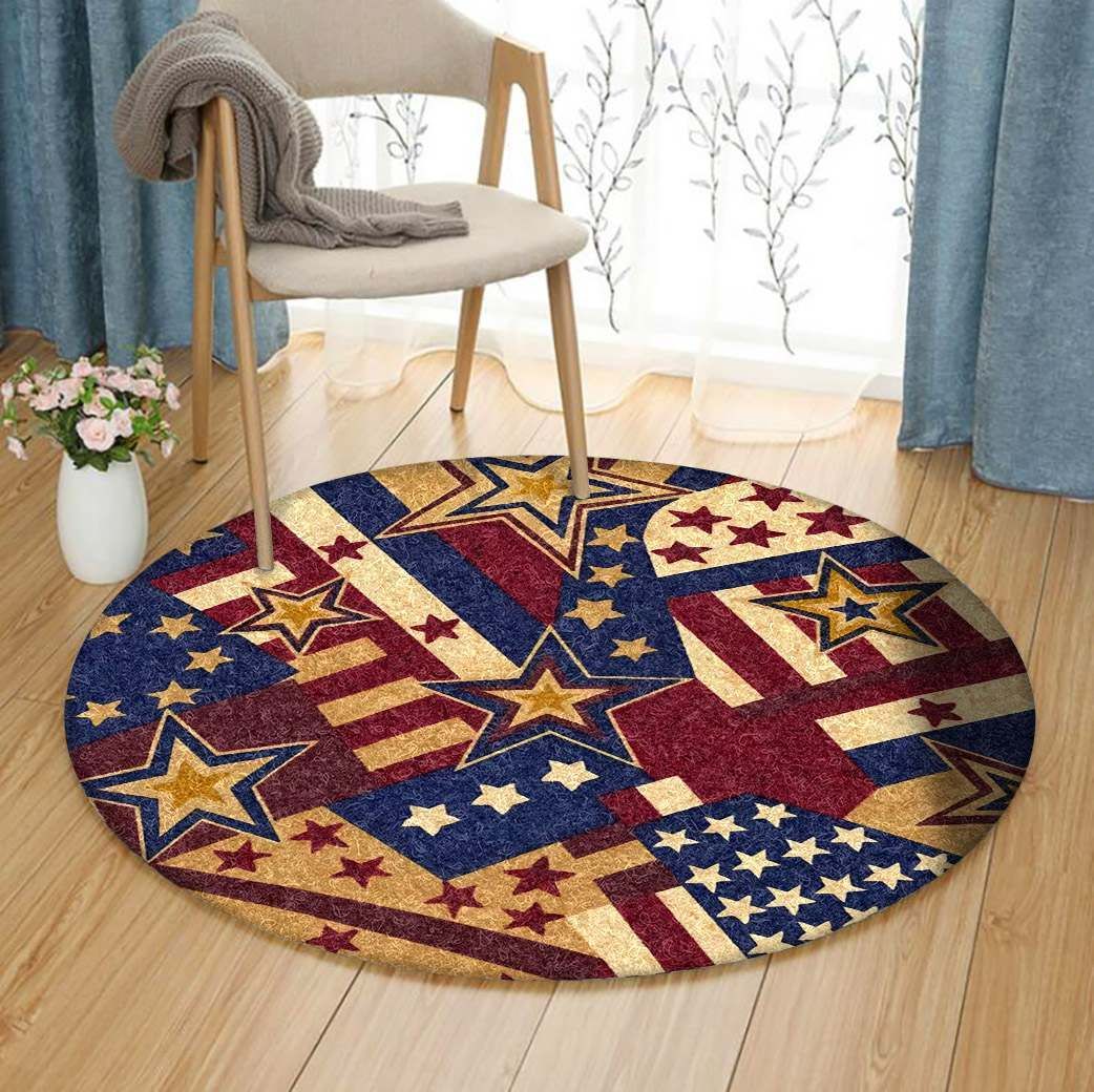 American Round Carpet